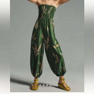 Anthropologie balloon leg jumpsuit Sz PL